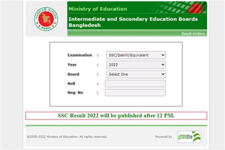 When SSC Result 2010 will publish?
