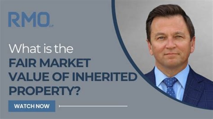 When to take fair market value of inherited property?