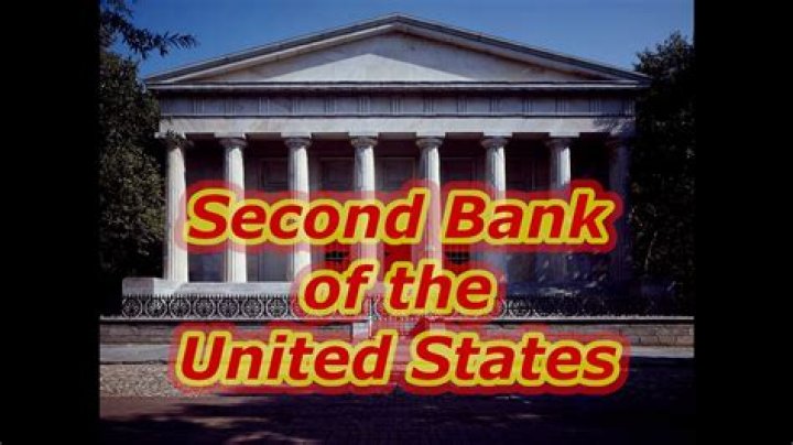 When was the charter of the Second Bank of the United States?