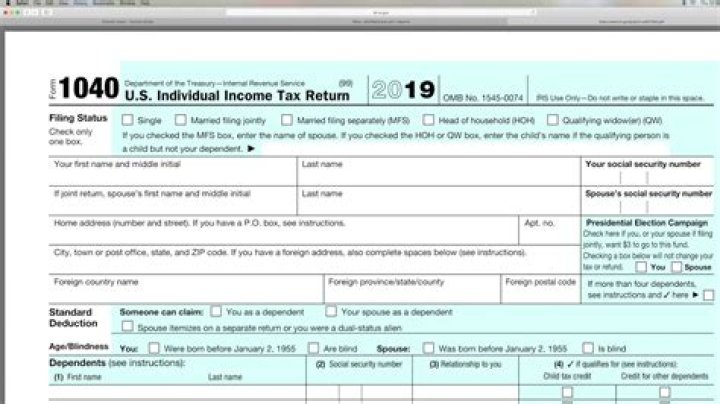 Where can I get a 1040 tax form?