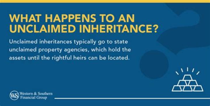 Where does the money from unclaimed inheritance come from?