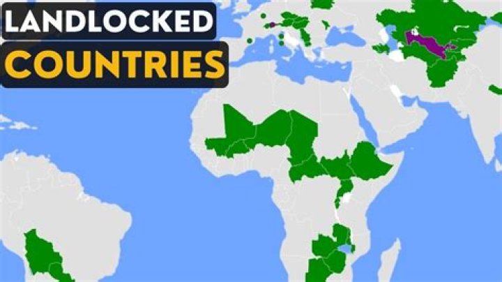 Which is the most landlocked country?