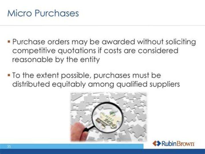 Which method of purchase is preferred for micro purchases?