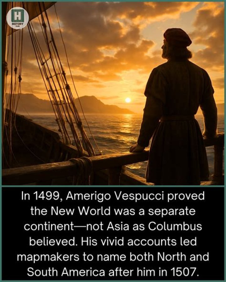Who discovered America Vespucci or Columbus?