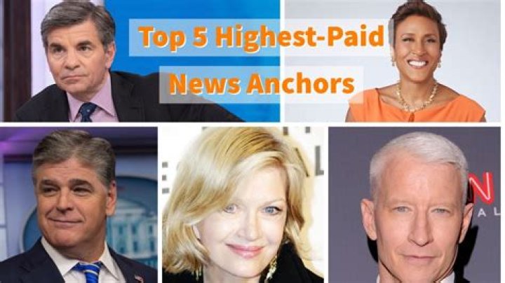 Who is currently the highest paid news anchor?