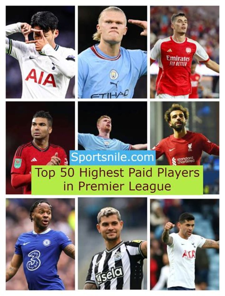 Who is the highest paid English Premier League player?