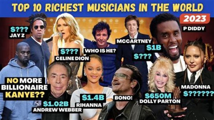 Who is the richest music artist ever?