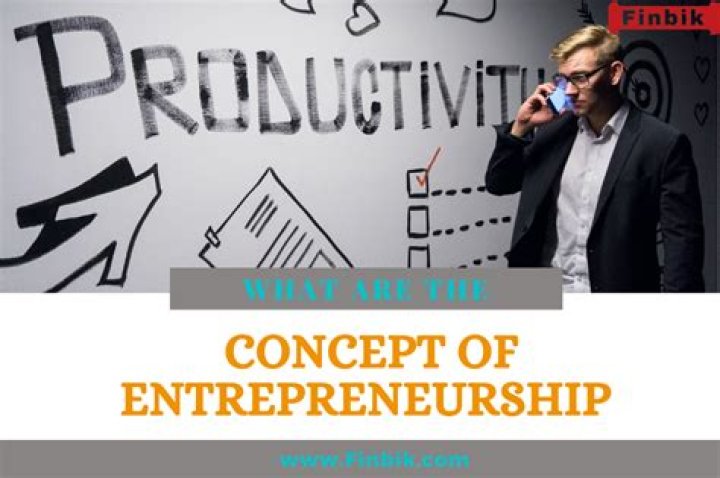 Who originated the concept of entrepreneurship?
