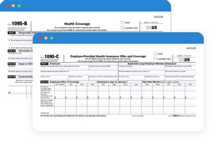 Who sends the 1095B form?