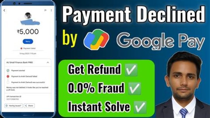 Why is Google declining my payment?