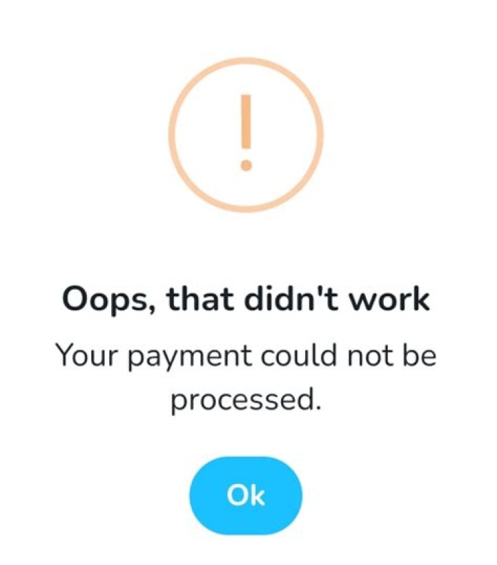 Why is my payment not going?