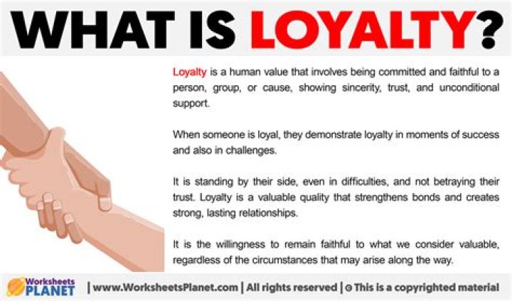 Why is team loyalty important?