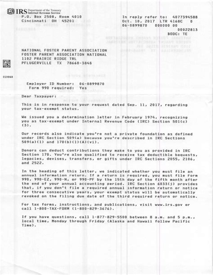 Why would you receive letter from IRS?